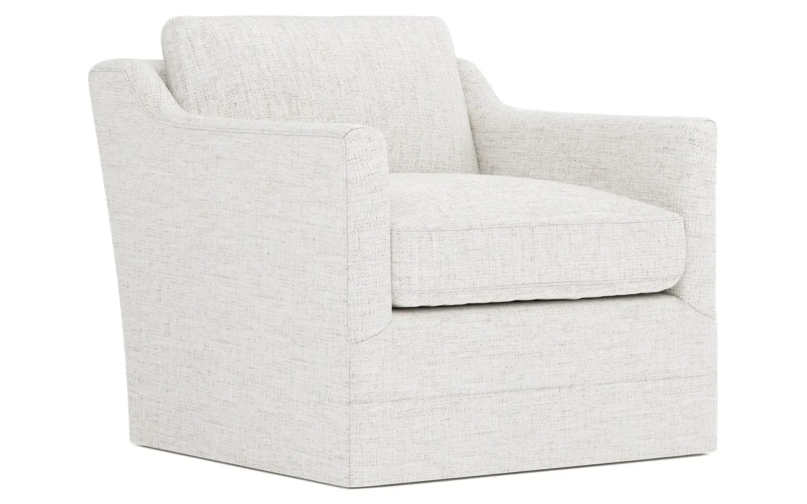 Madeline Swivel Chair - Heathered Ivory