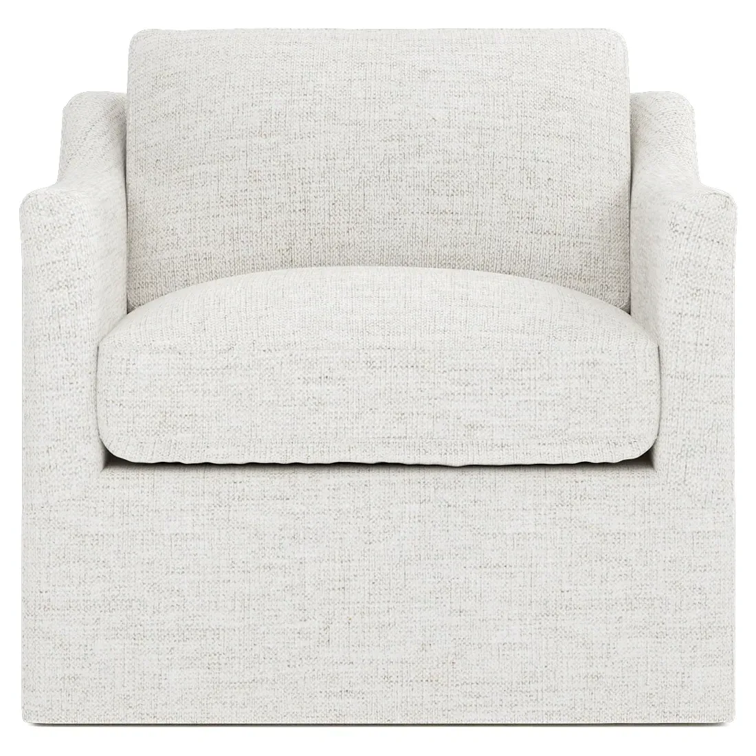 Madeline Swivel Chair - Heathered Ivory
