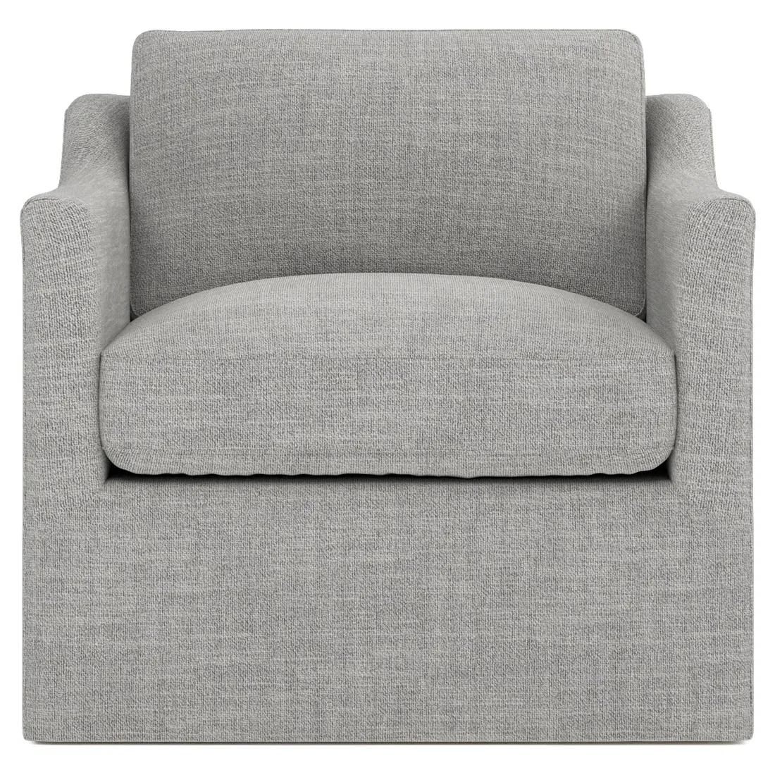 Madeline Swivel Chair - Nickel