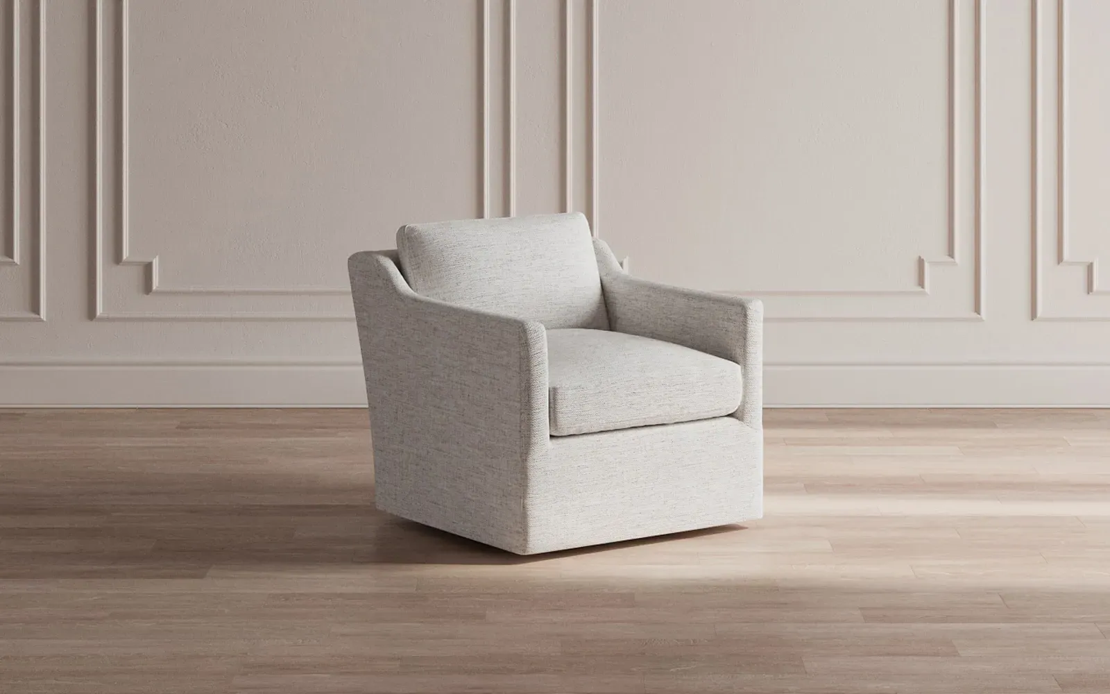 Madeline Swivel Chair - Pale Blue