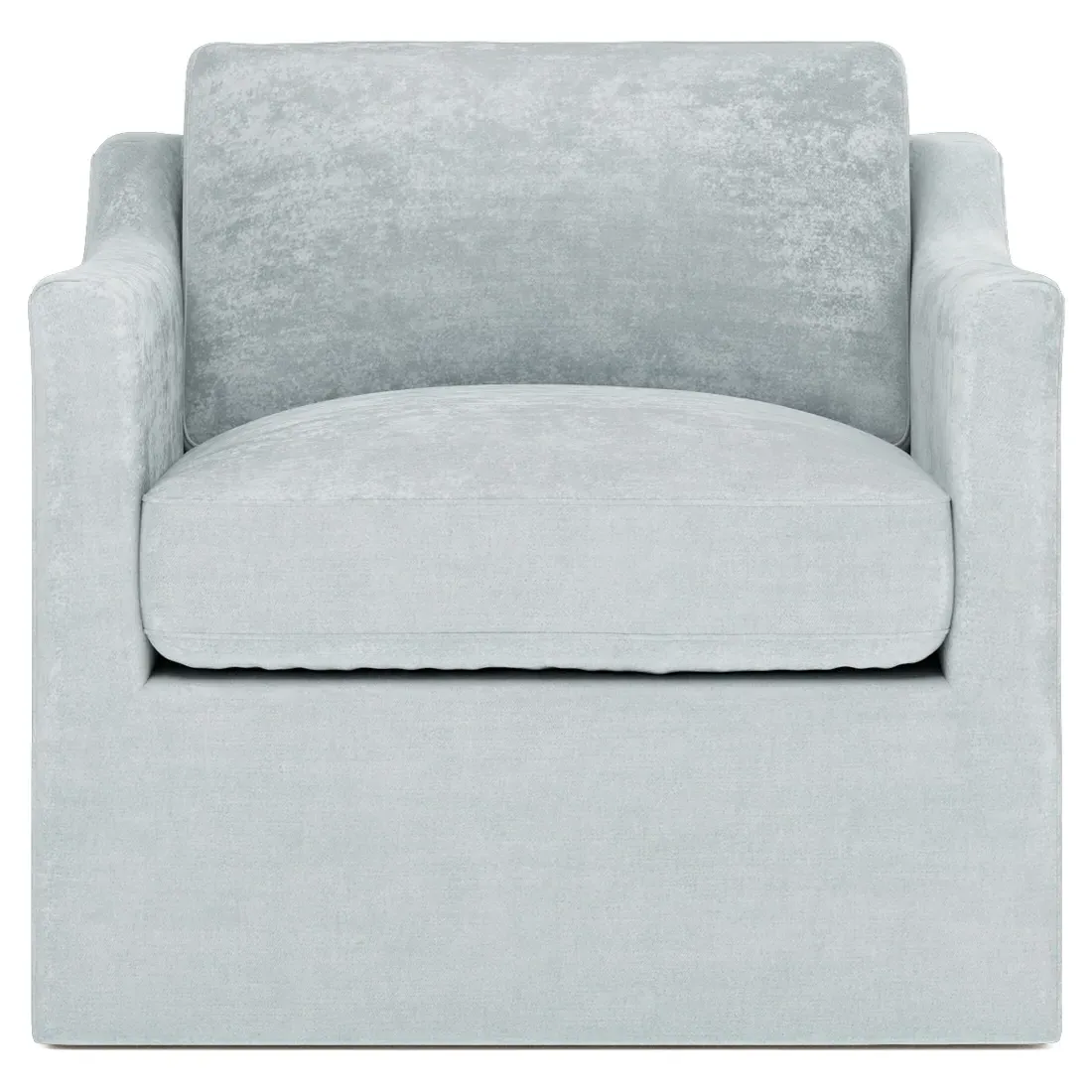 Madeline Swivel Chair - Pale Blue