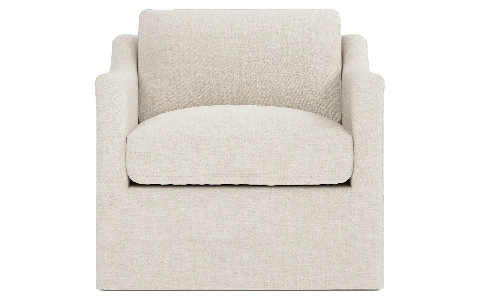 Madeline Swivel Chair - Sea Salt