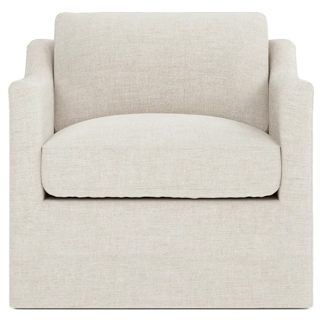 Madeline Swivel Chair - Sea Salt