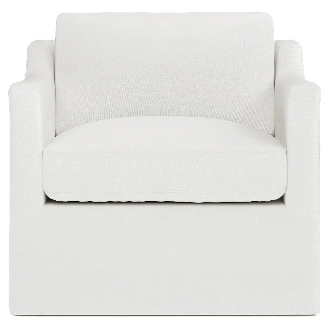 Madeline Swivel Chair - Snow