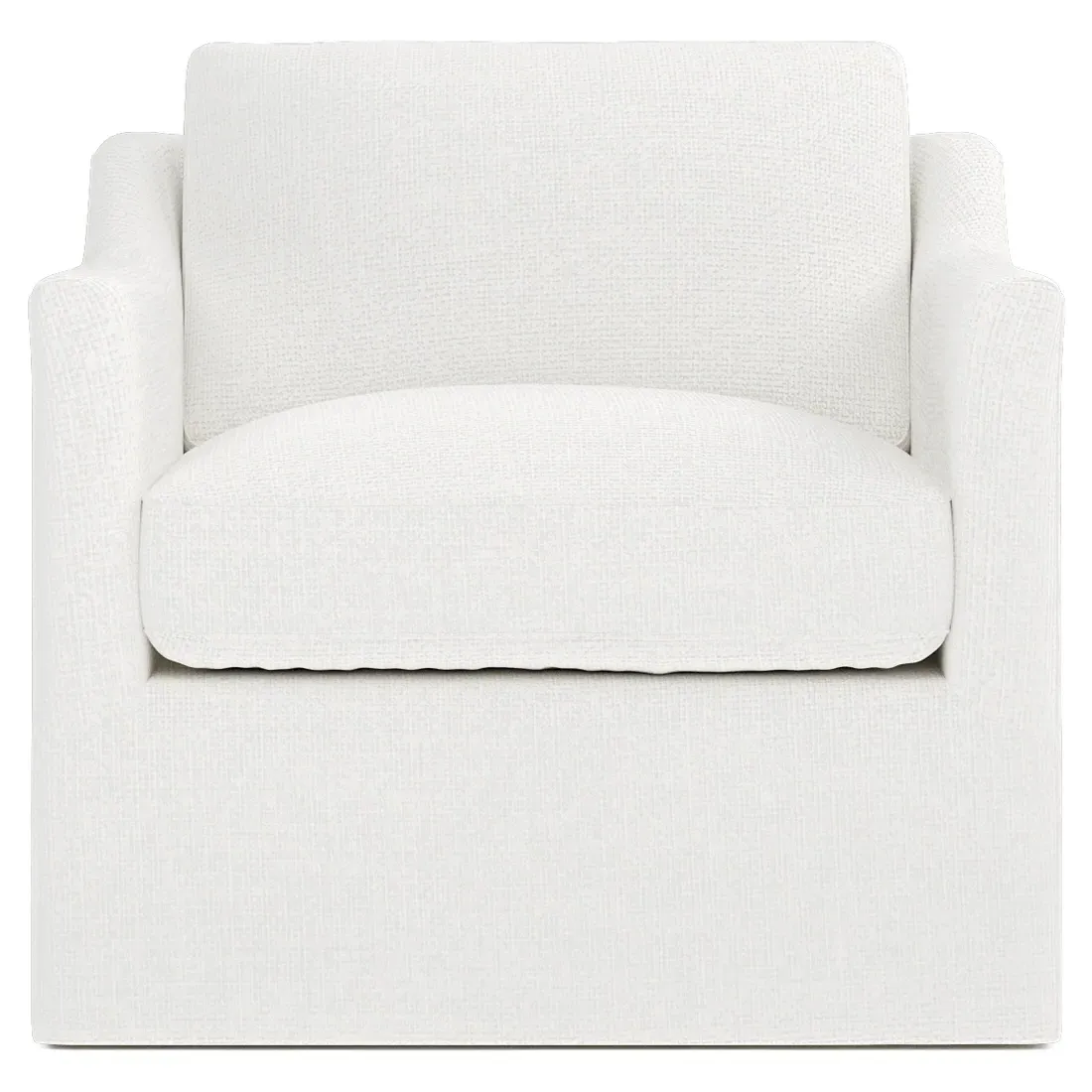 Madeline Swivel Chair - Swan