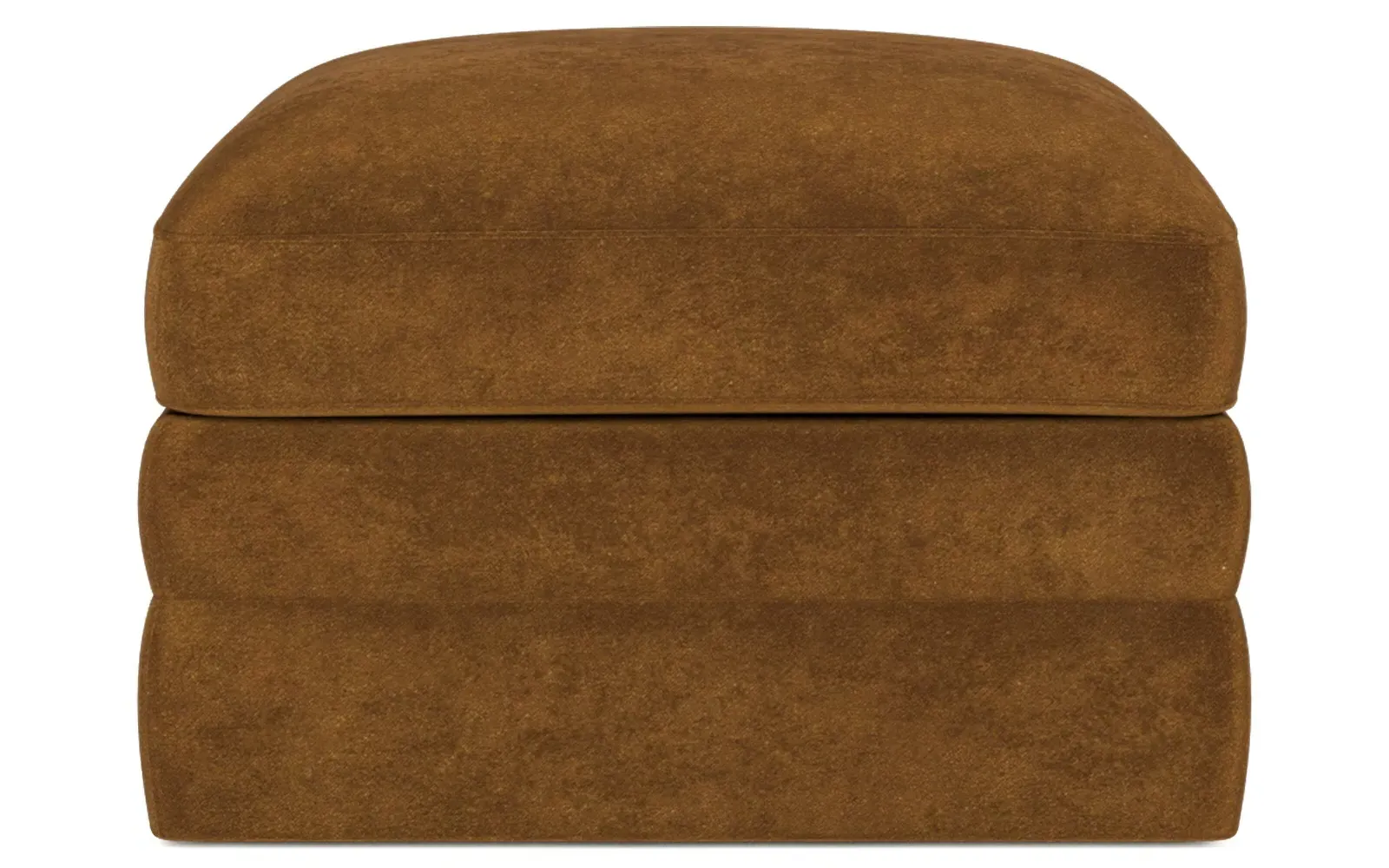 Madeline Upholstered Ottoman - Amber