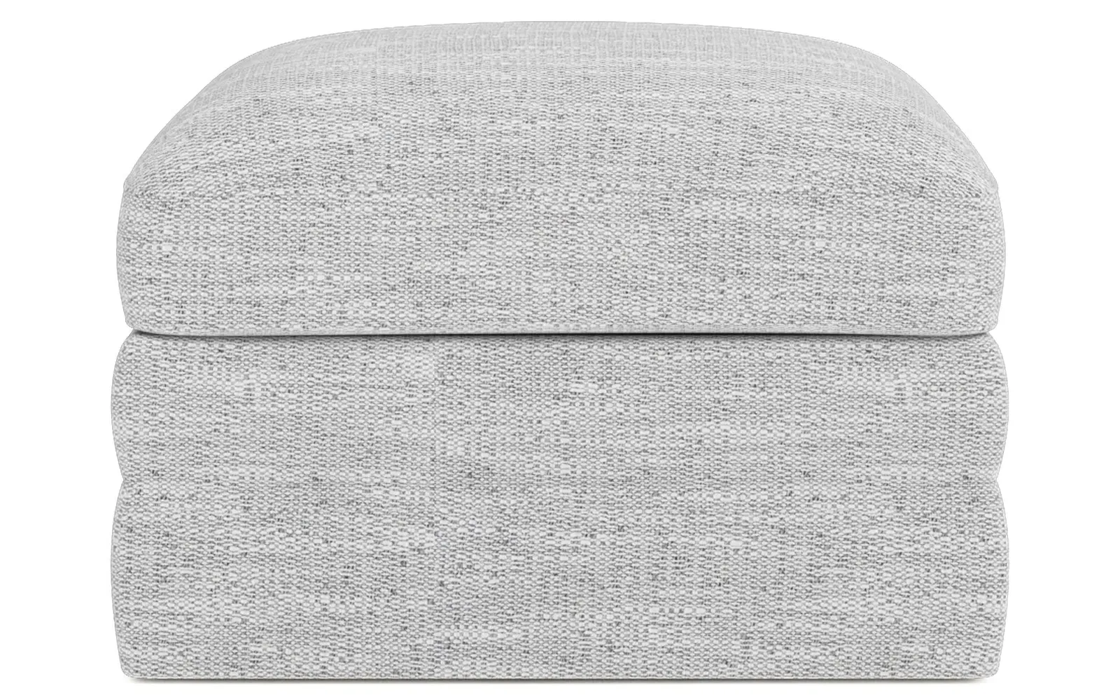 Madeline Upholstered Ottoman - Frost