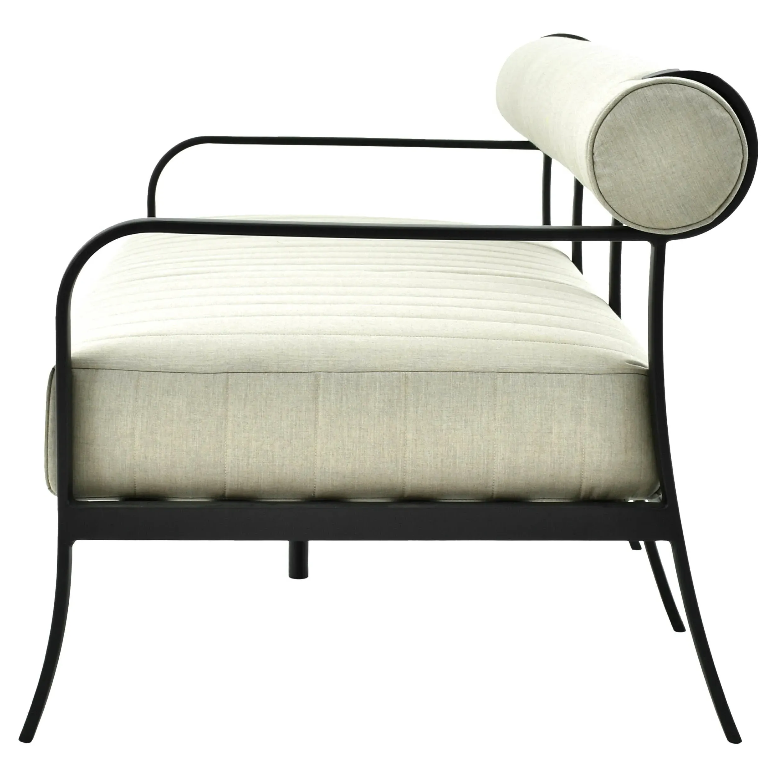 Madelle Outdoor Sofa - White, Aluminum