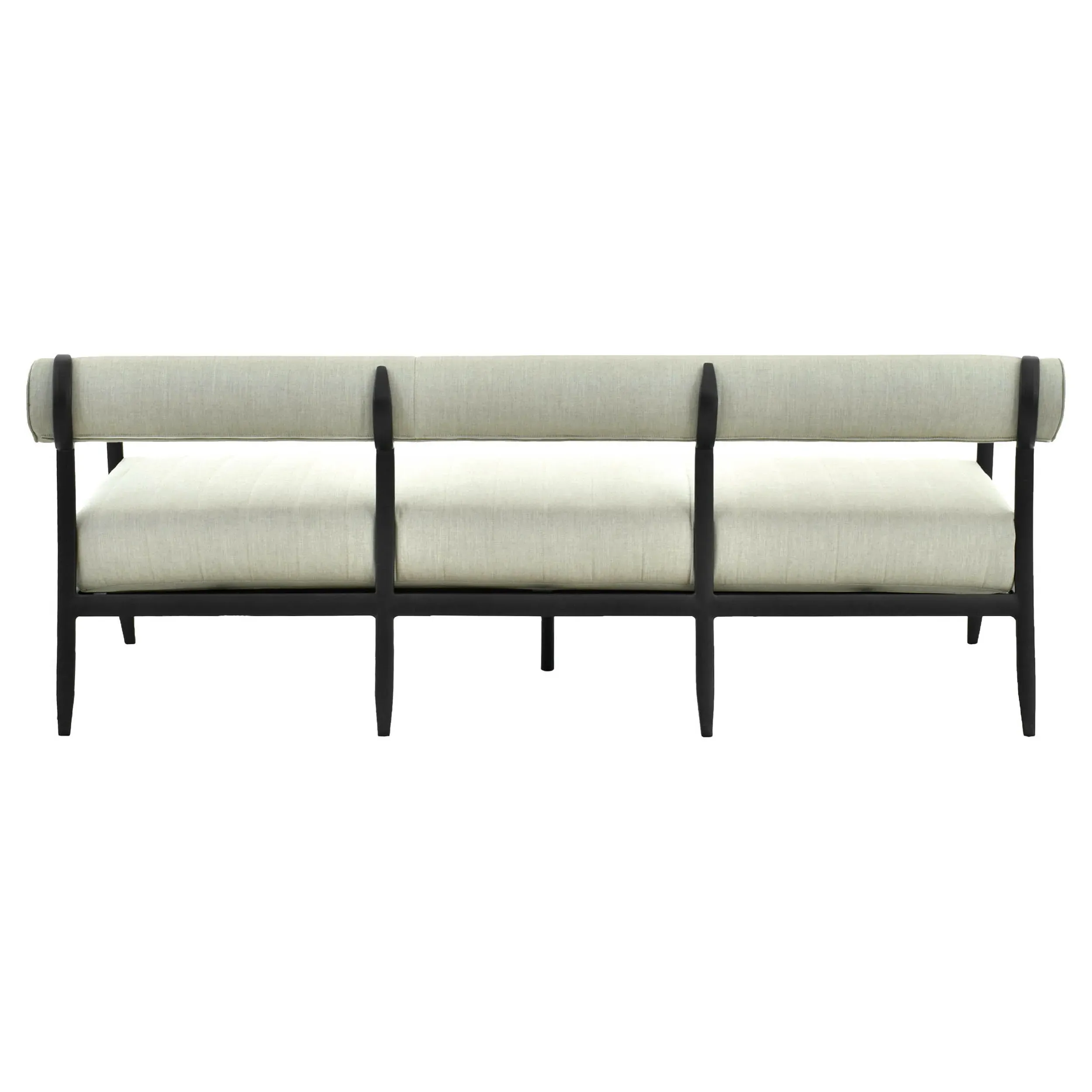 Madelle Outdoor Sofa - White, Aluminum