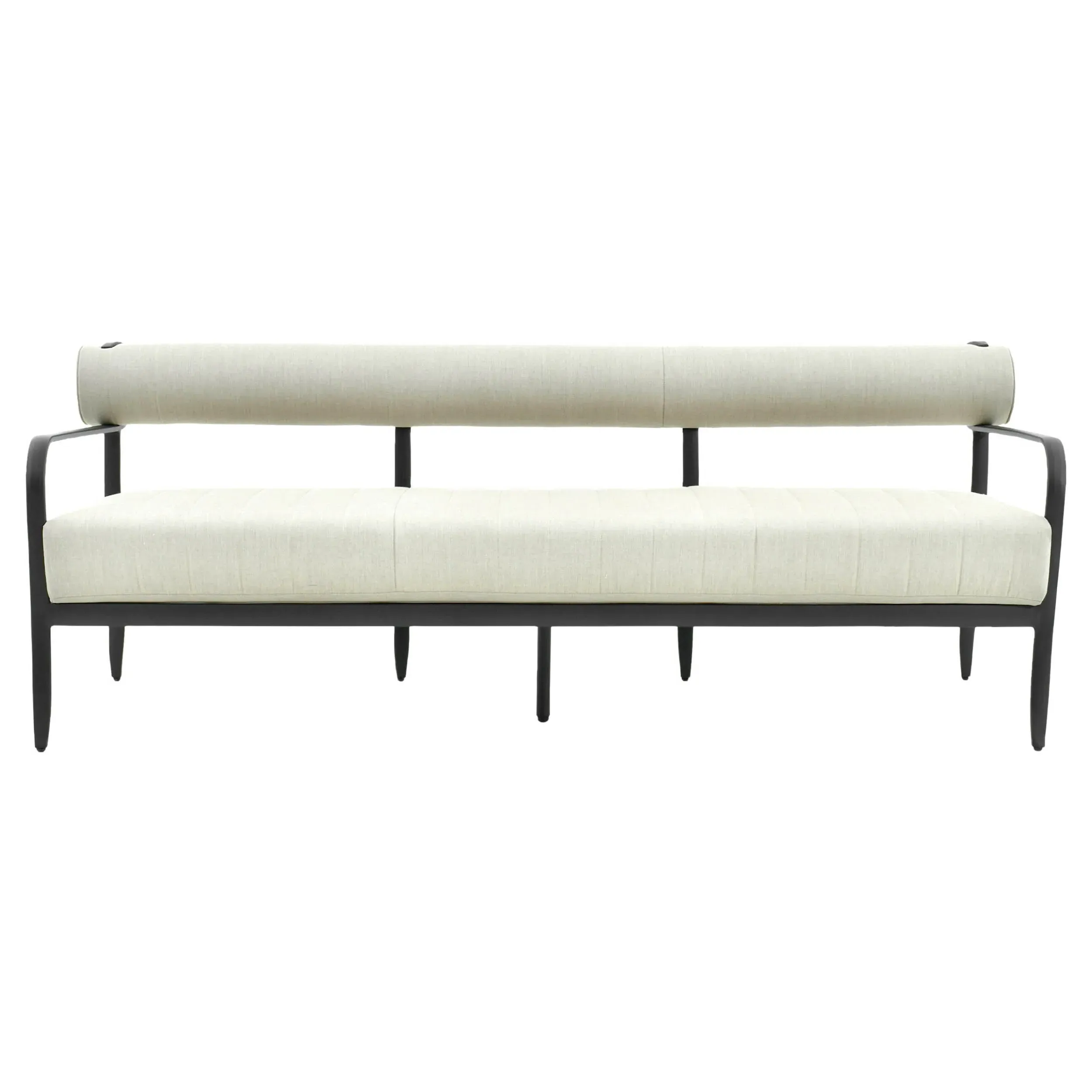 Madelle Outdoor Sofa - White, Aluminum