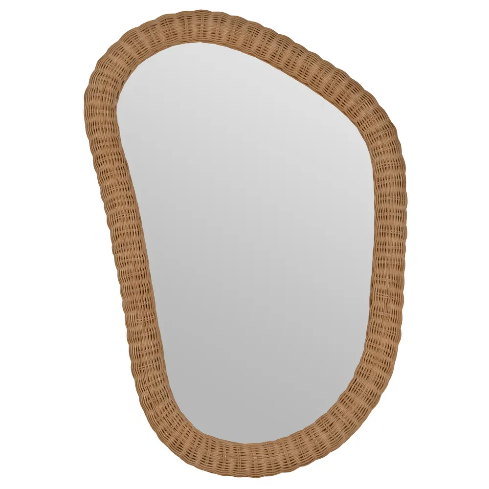Madelyn Wall Mounted Mirror - Natural, Rattan image