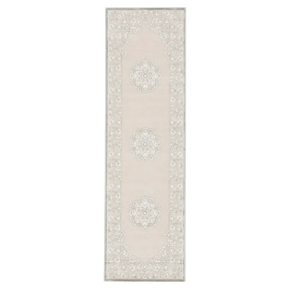 Maisie Floral Patterned Rug - Grey image