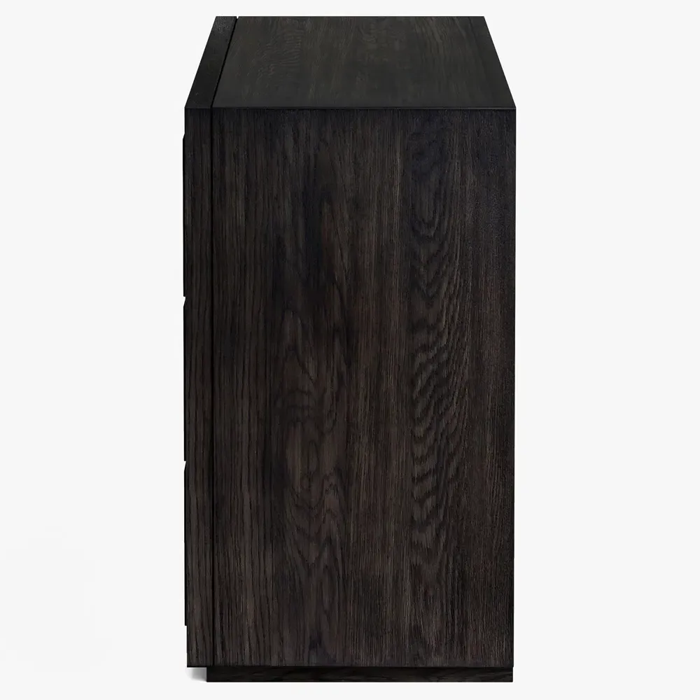 Maisy Double Dresser - Charcoal, Oak