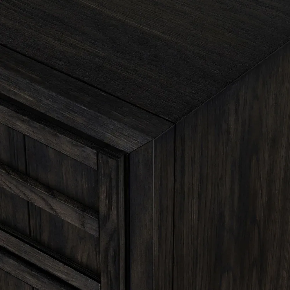 Maisy Double Dresser - Charcoal, Oak