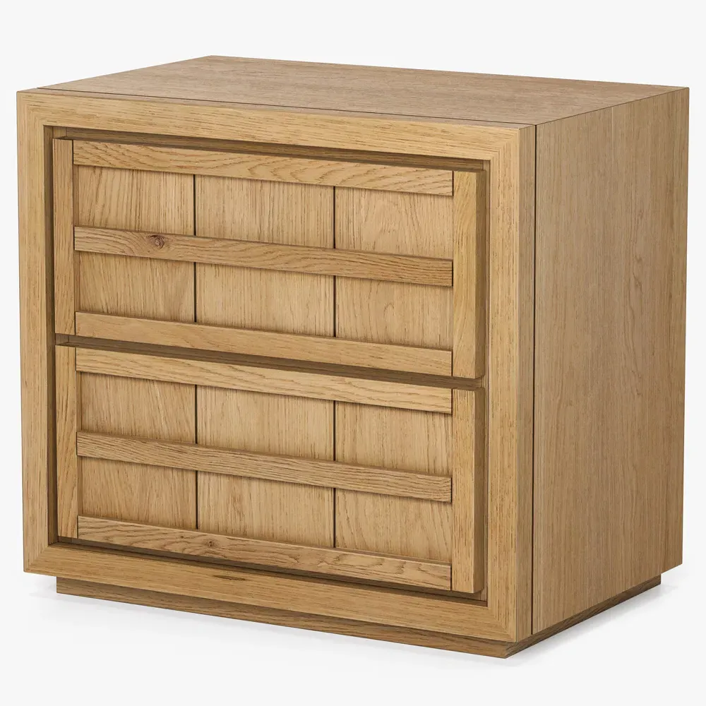 Maisy Nightstand - Brown, Oak