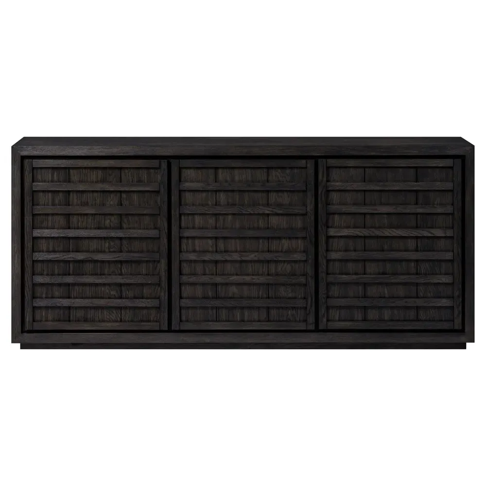 Maisy Rustic Lodge Buffet - Charcoal, Oak image