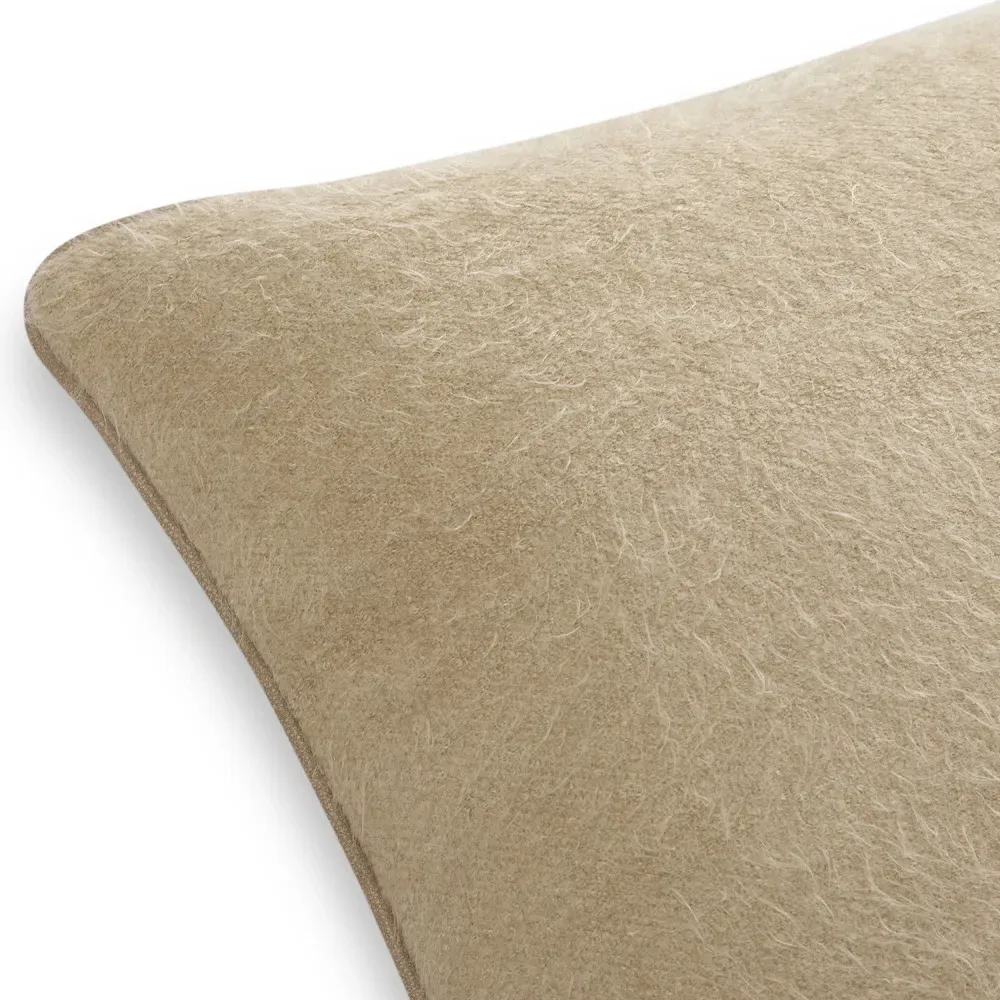 Maisy Square Throw Pillow - Ecru