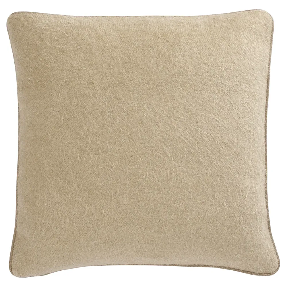 Maisy Square Throw Pillow - Ecru
