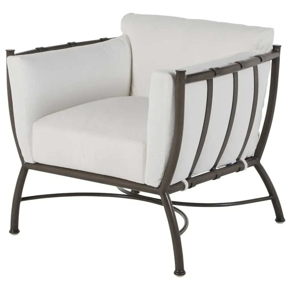 Majorca Outdoor Club Chair - Slate Grey, Aluminum image