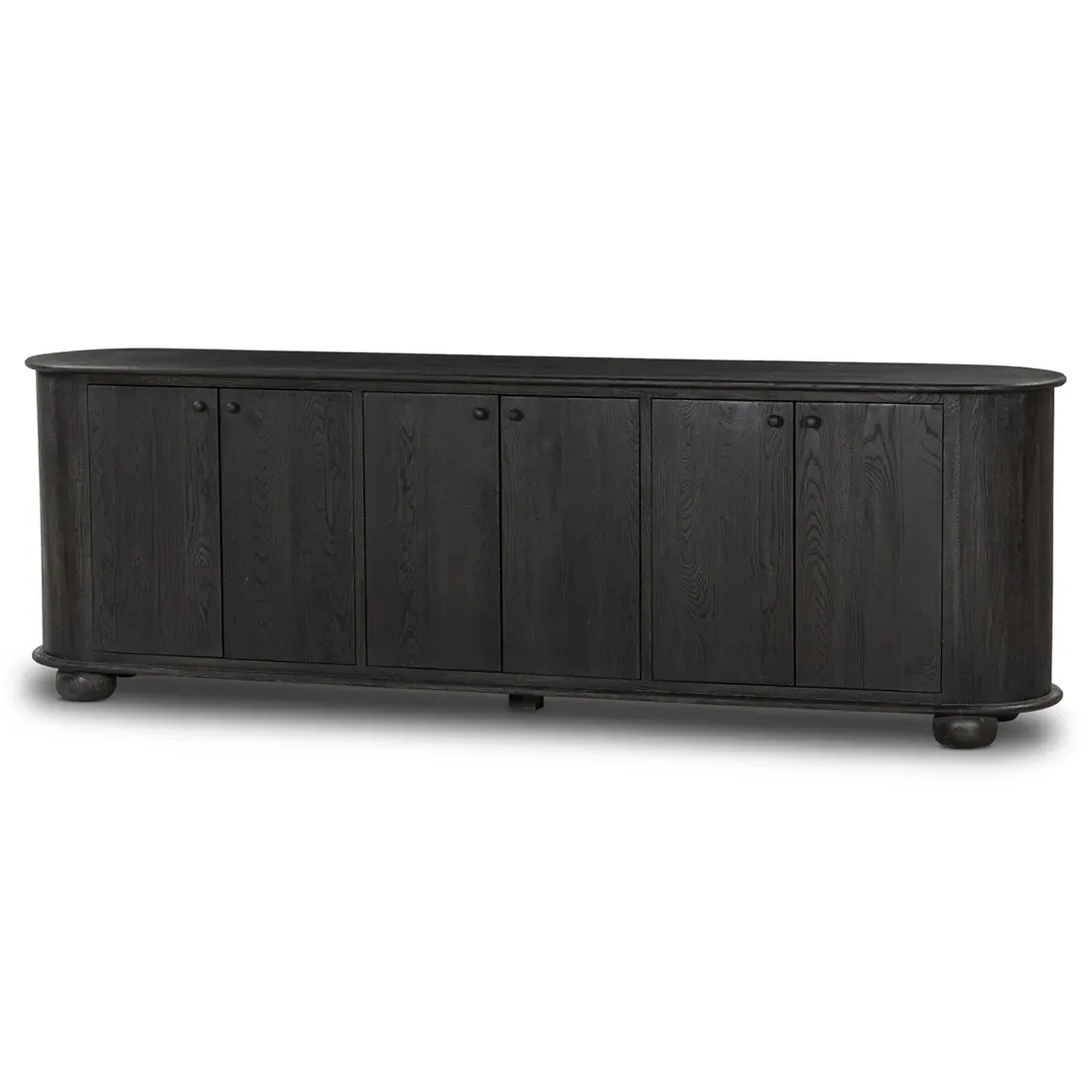 Makai 6-Door Sideboard - Black, Oak