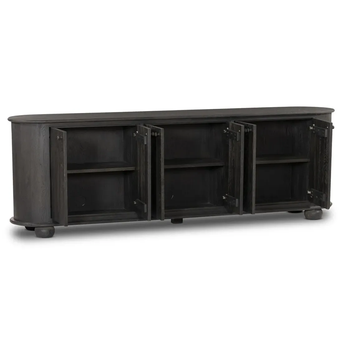 Makai 6-Door Sideboard - Black, Oak