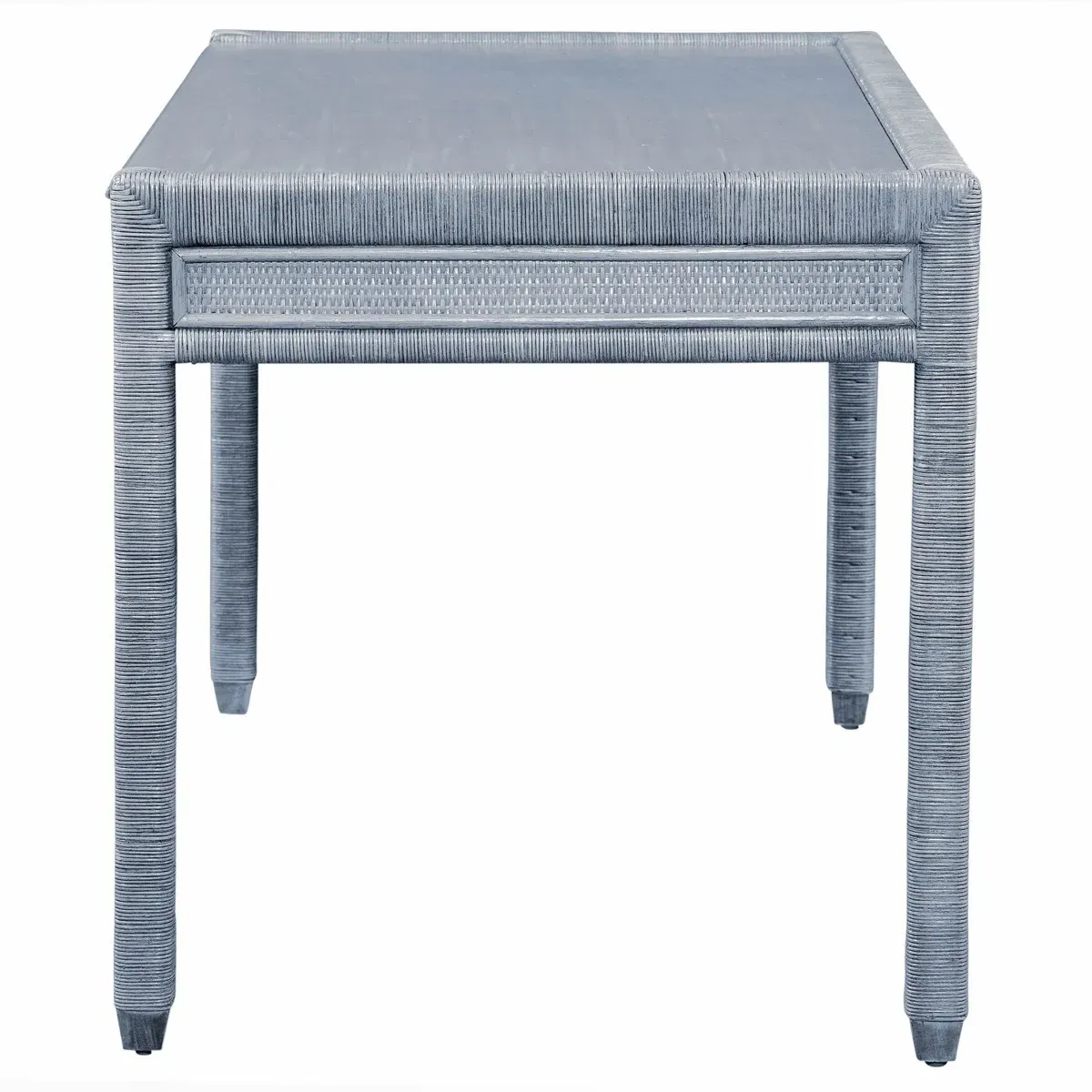 Mako Writing Desk - Blue, Rattan