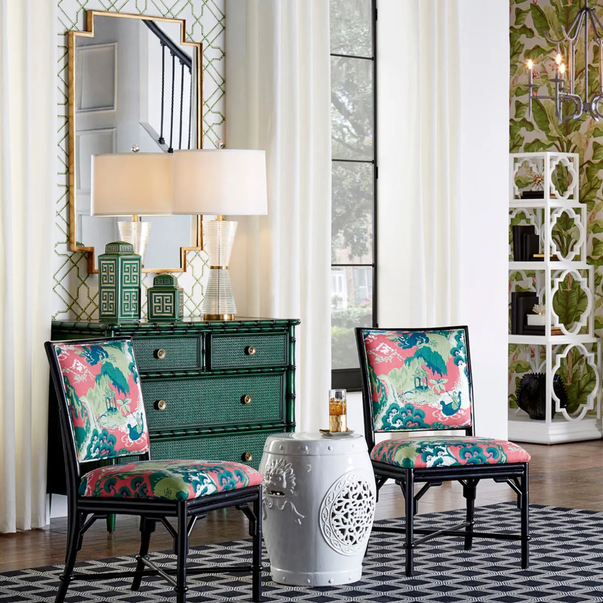 Malcolm Rectangular Wall Mounted Mirror - Gold, Iron