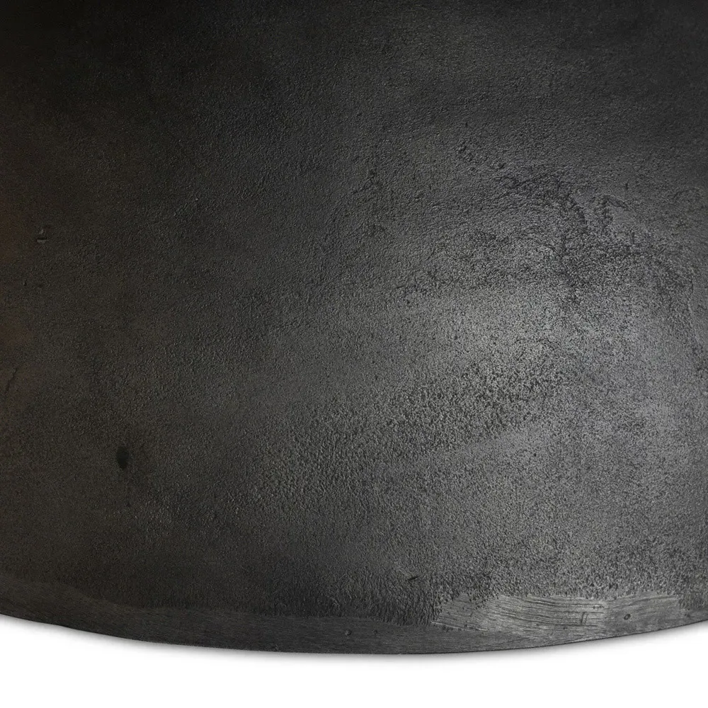 Malia Round Coffee Table - Black, Marble