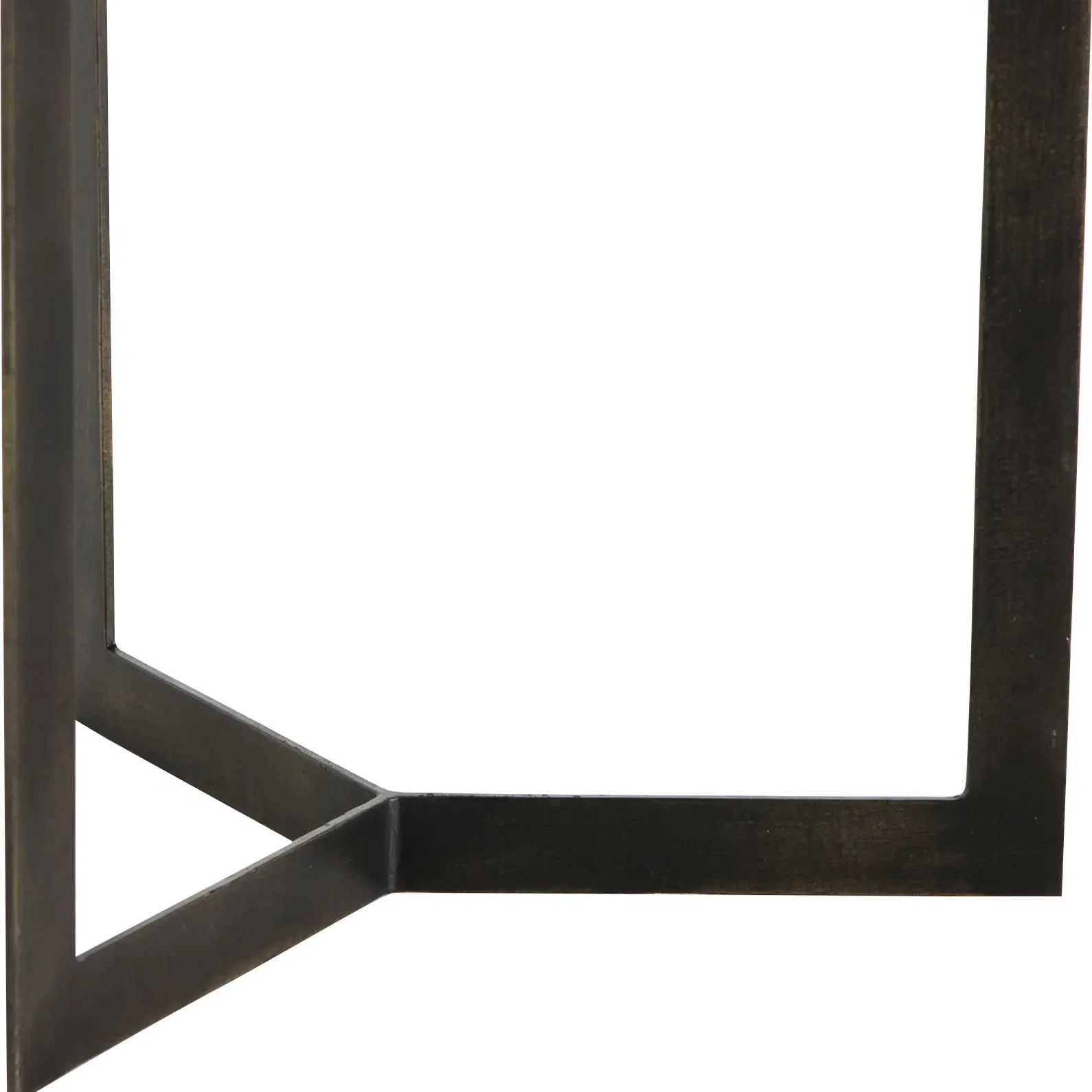 Malin Round End Table - White, Marble