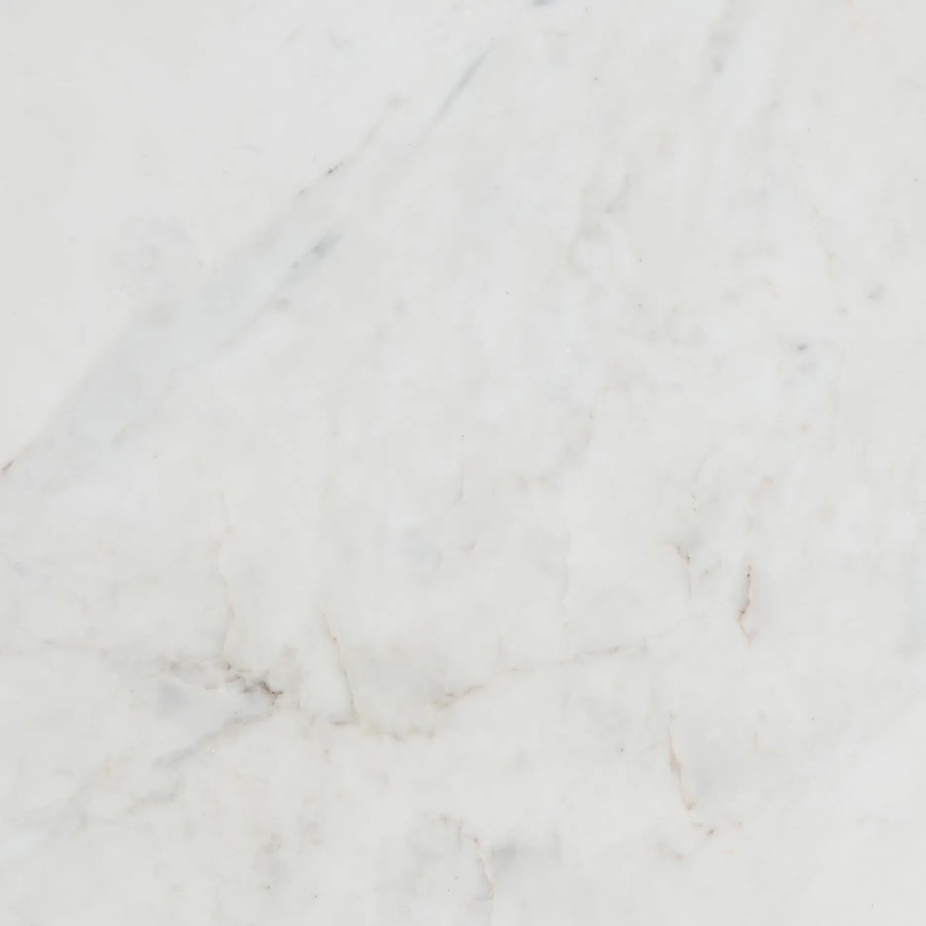 Malin Round End Table - White, Marble