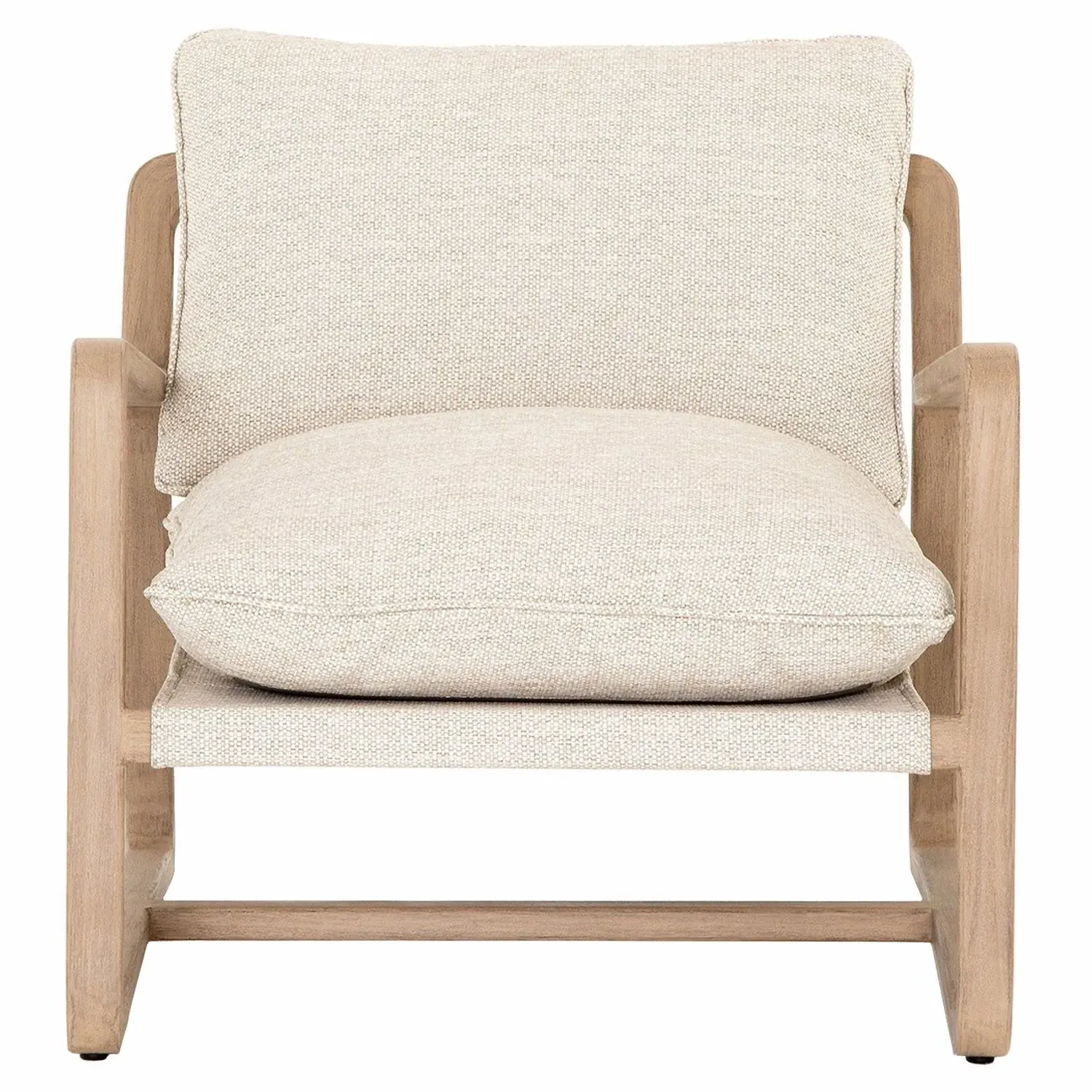 Maliyah Outdoor Lounge Chair - Beige, Teak