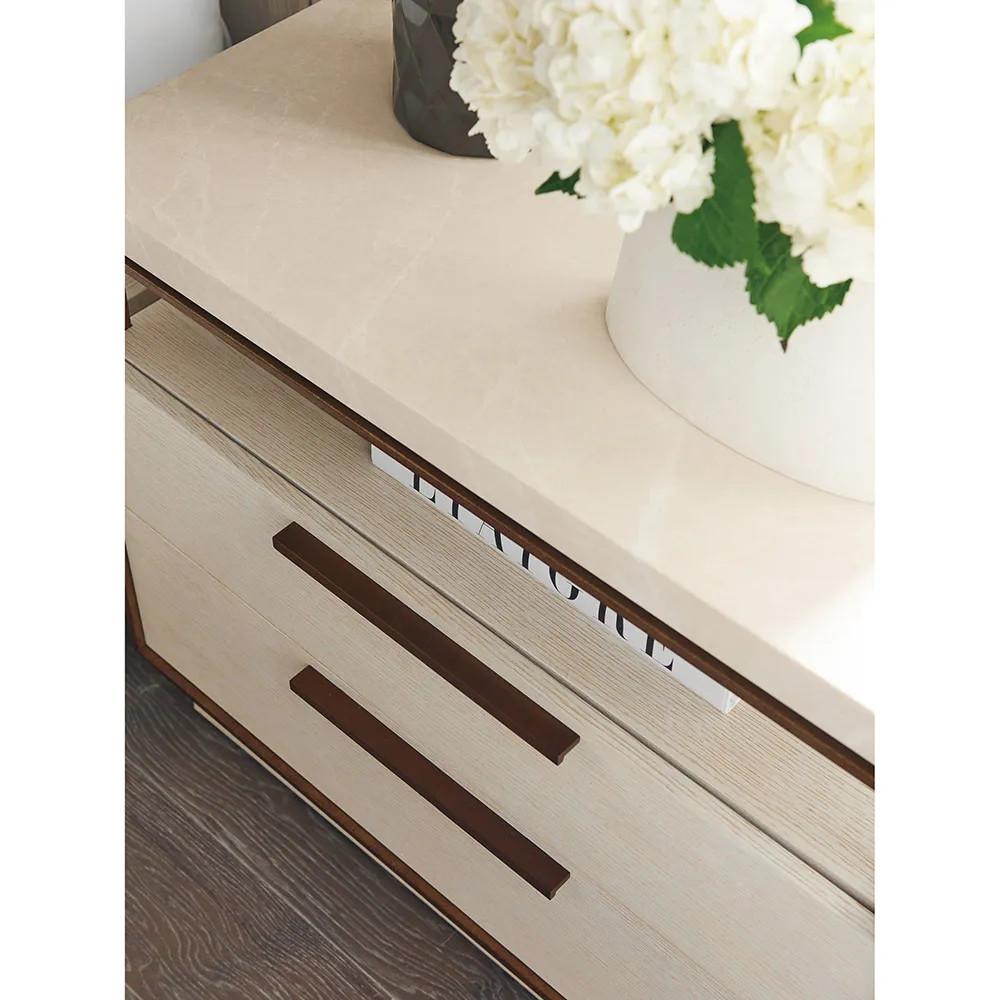 Malpaso 2 Drawer Bachelors Chest - White, Oak
