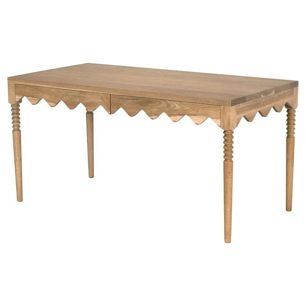 Manda Desk - Brown, Oak