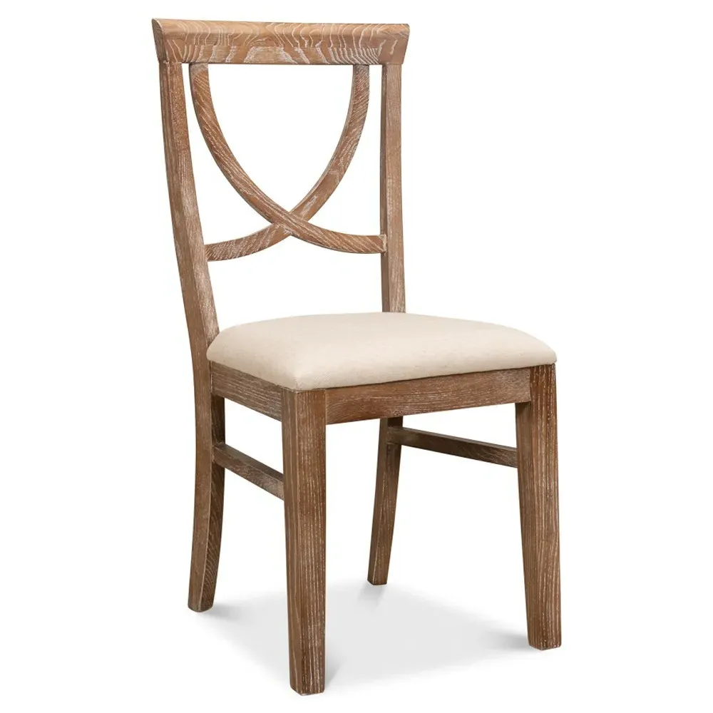 Manon Dining Side Chair - Beige, Oak