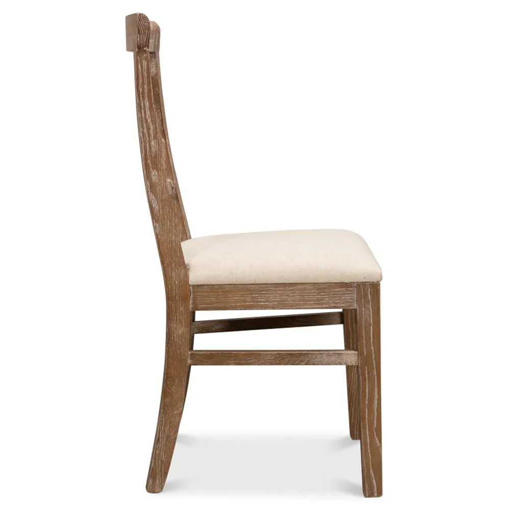 Manon Dining Side Chair - Beige, Oak