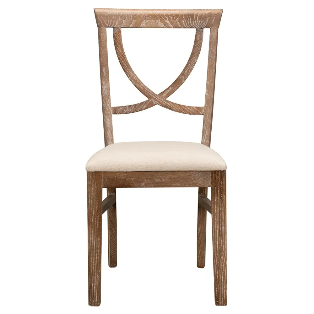 Manon Dining Side Chair - Beige, Oak image