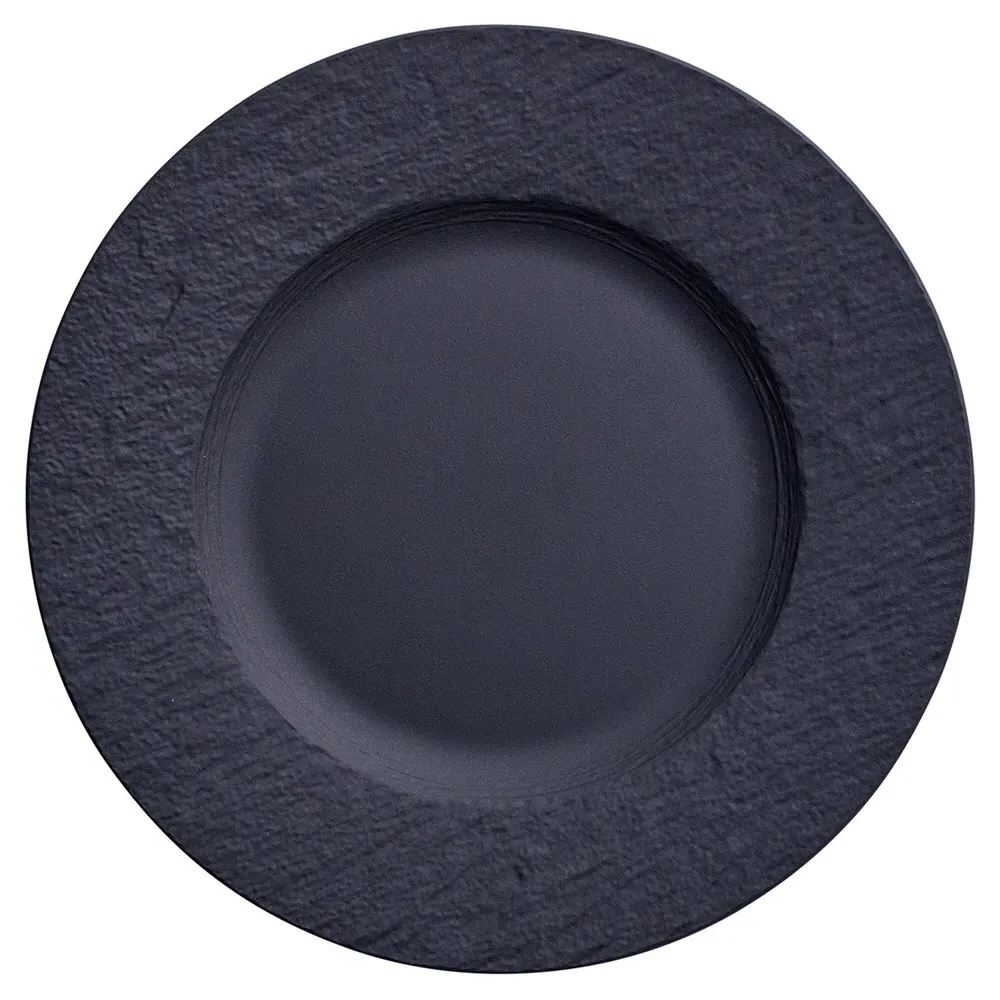 Manufacture Rock 12 Piece Dinnerware Set - Black, Porcelain