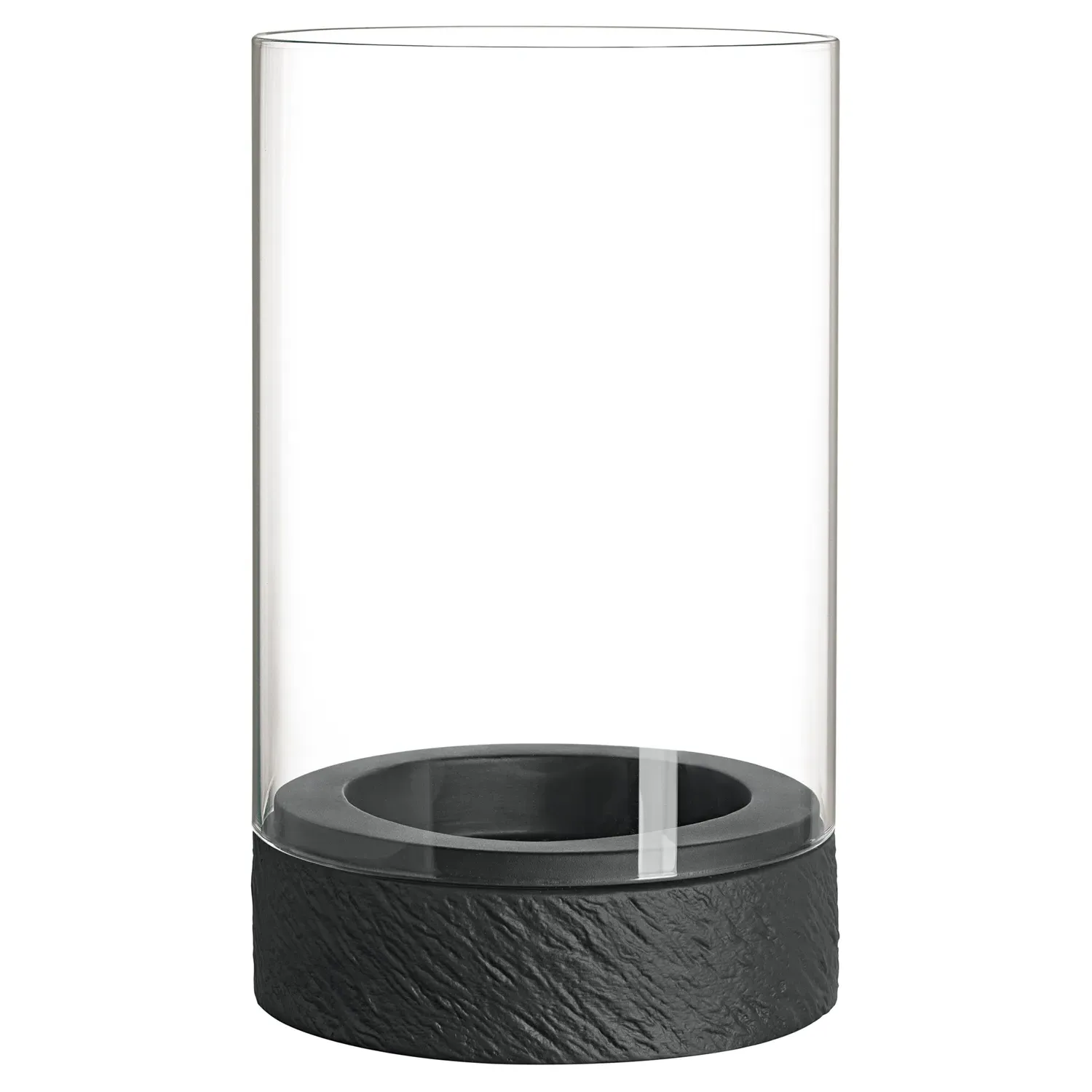 Manufacture Rock Large Hurricane Candleholder - Clear, Glass