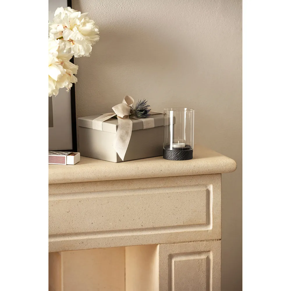 Manufacture Rock Small Hurricane Candleholder - Clear, Glass