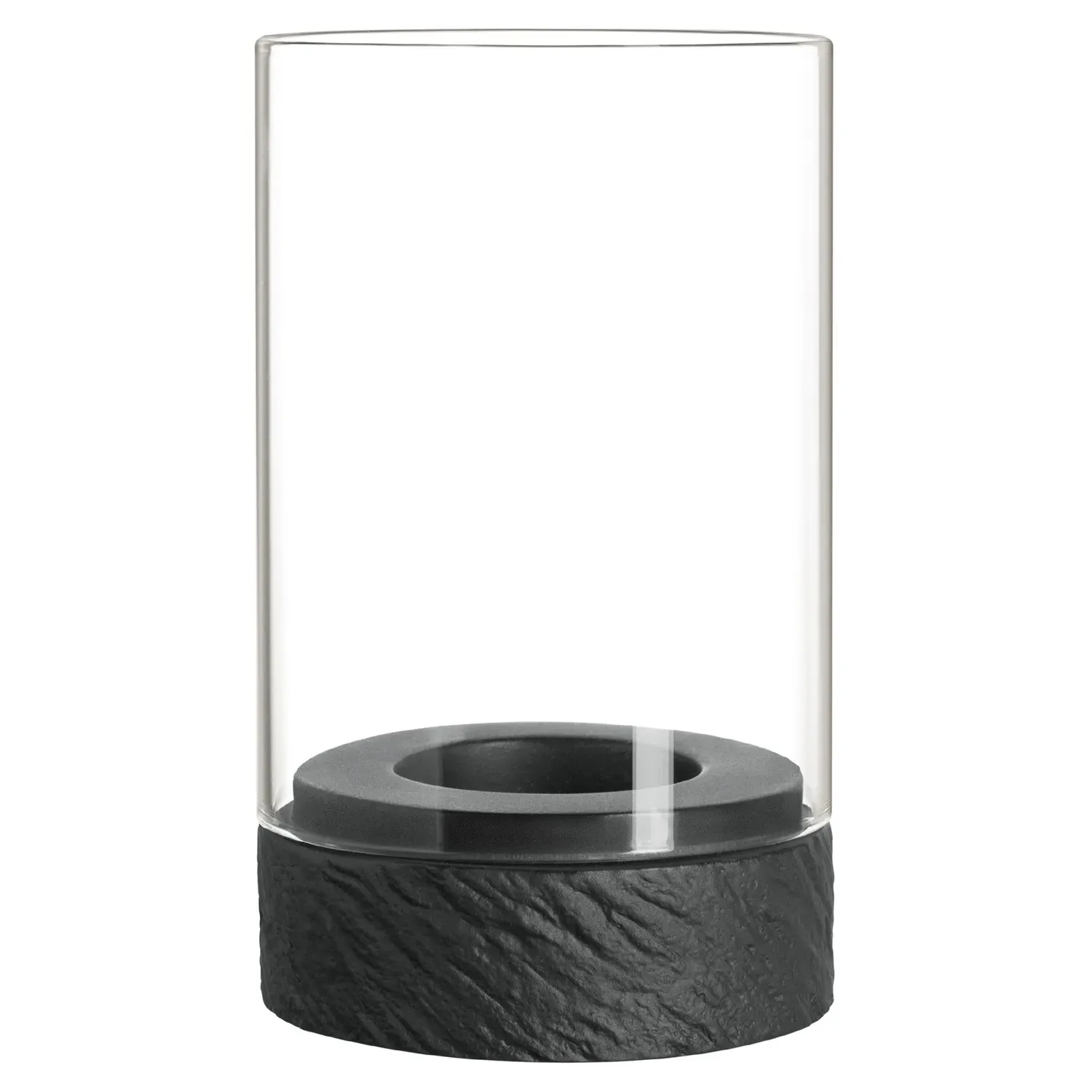 Manufacture Rock Small Hurricane Candleholder - Clear, Glass image