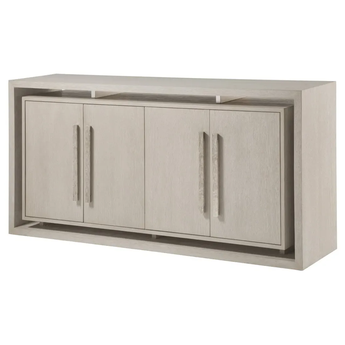 Mar Monte Oak Marble Media Console 68" - Beige