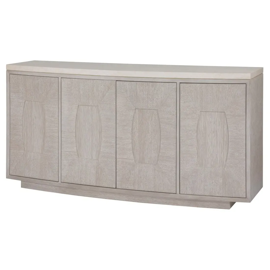 Mar Monte Oak Marble Sideboard - Beige