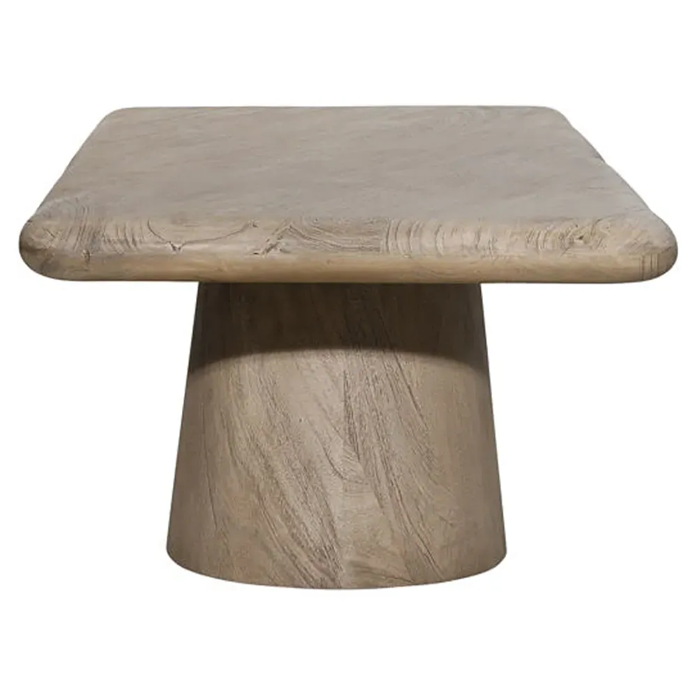 Mara Rectangular Coffee Table - Brown, Acacia Wood
