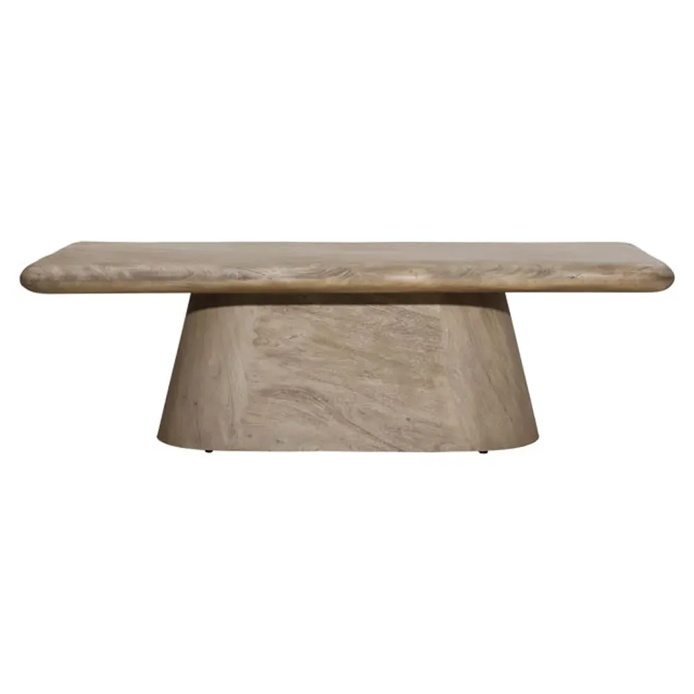 Mara Rectangular Coffee Table - Brown, Acacia Wood image