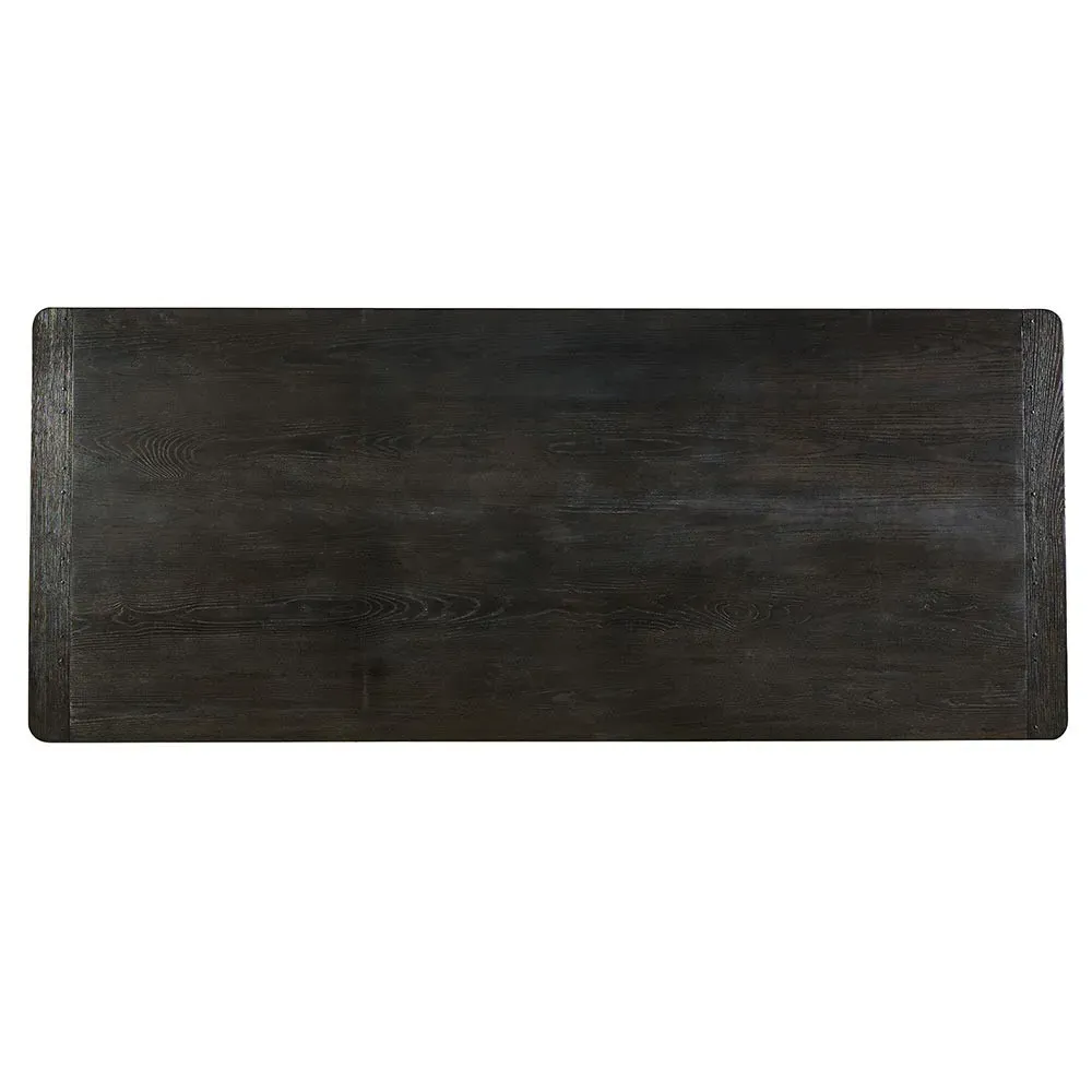 Marceau Extendable Dining Table - Ebonized Black, Ash Wood