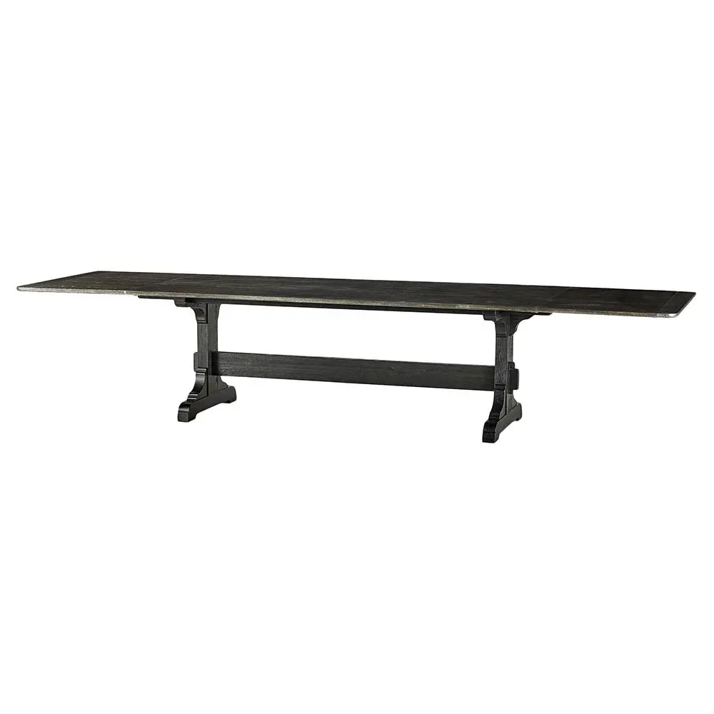 Marceau Extendable Dining Table - Ebonized Black, Ash Wood image