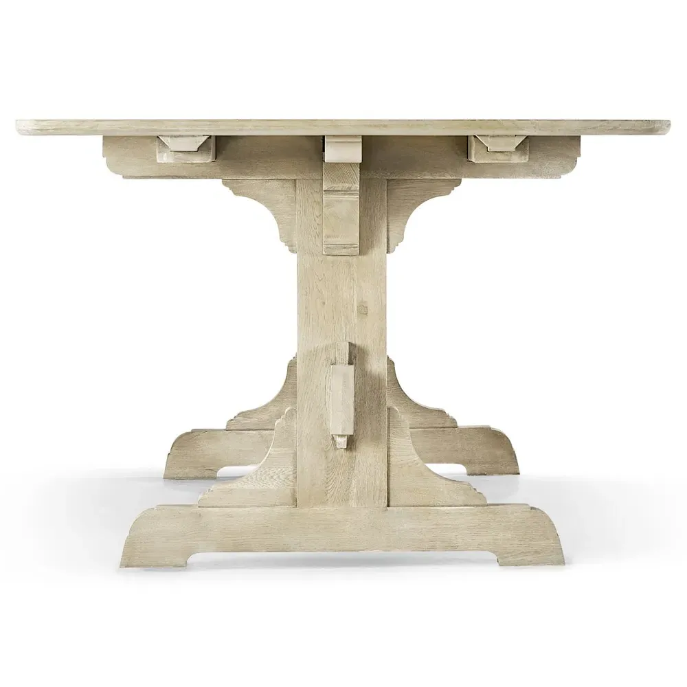 Marceau Extendable Dining Table - Stripped Brown, Oak