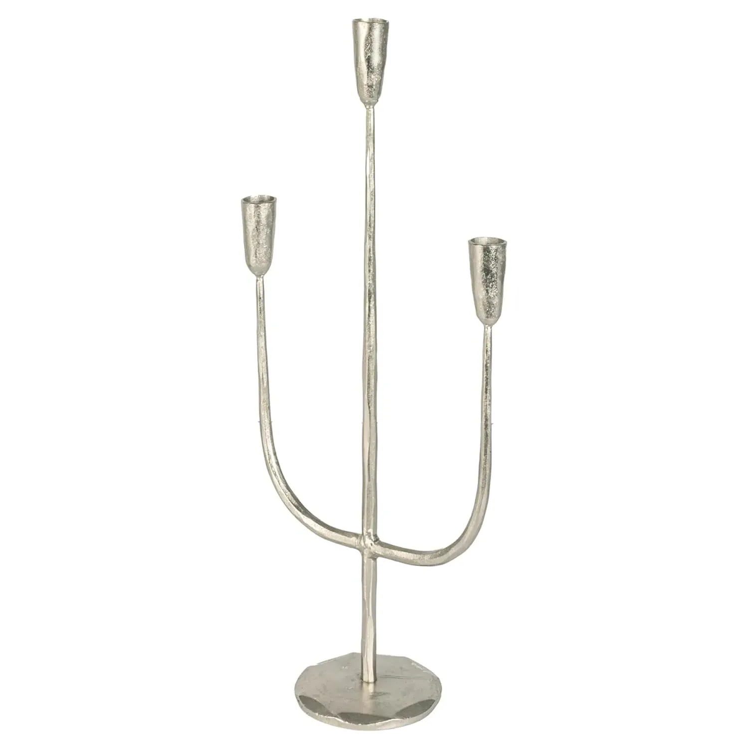 Marcello Iron Candelabra - Silver