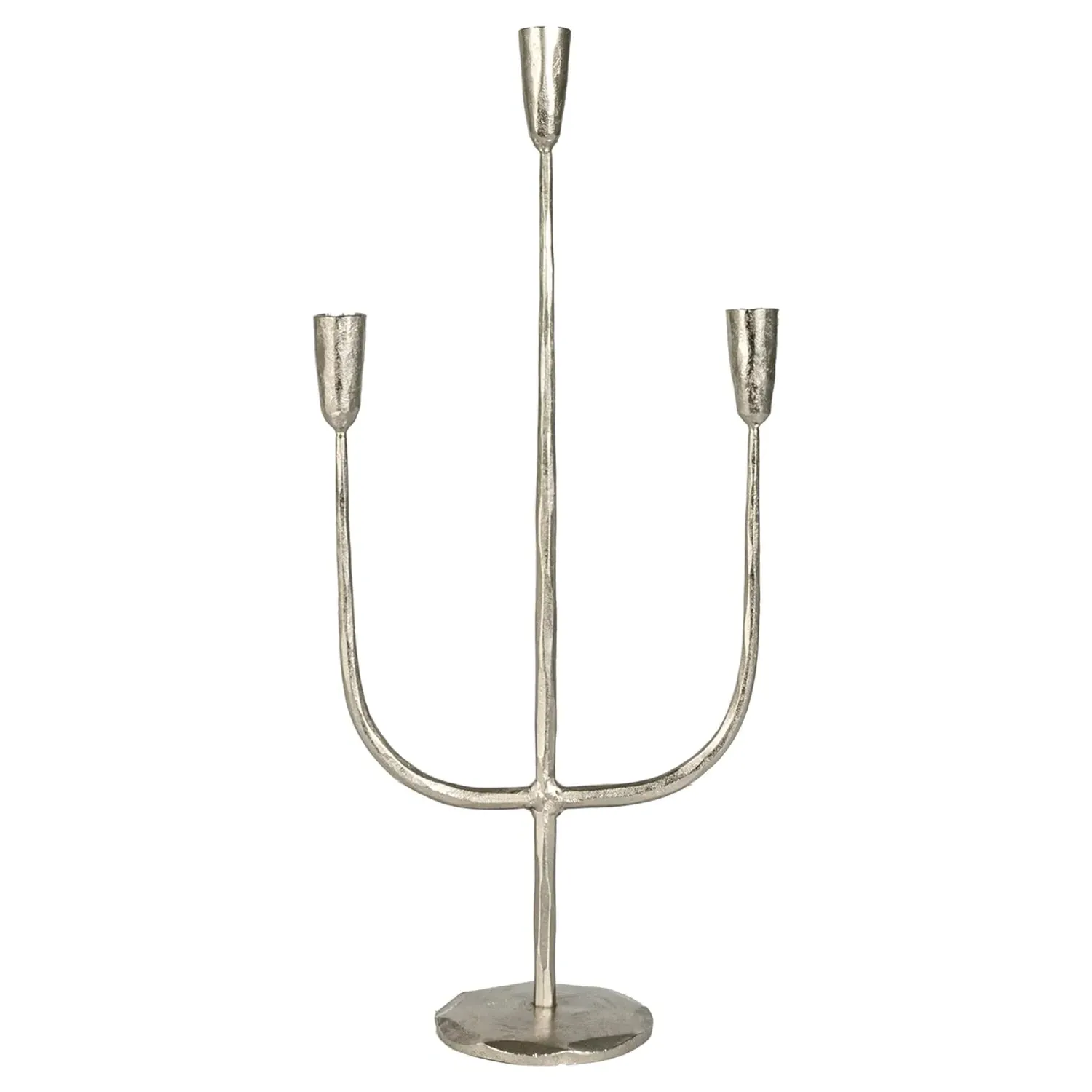 Marcello Iron Candelabra - Silver