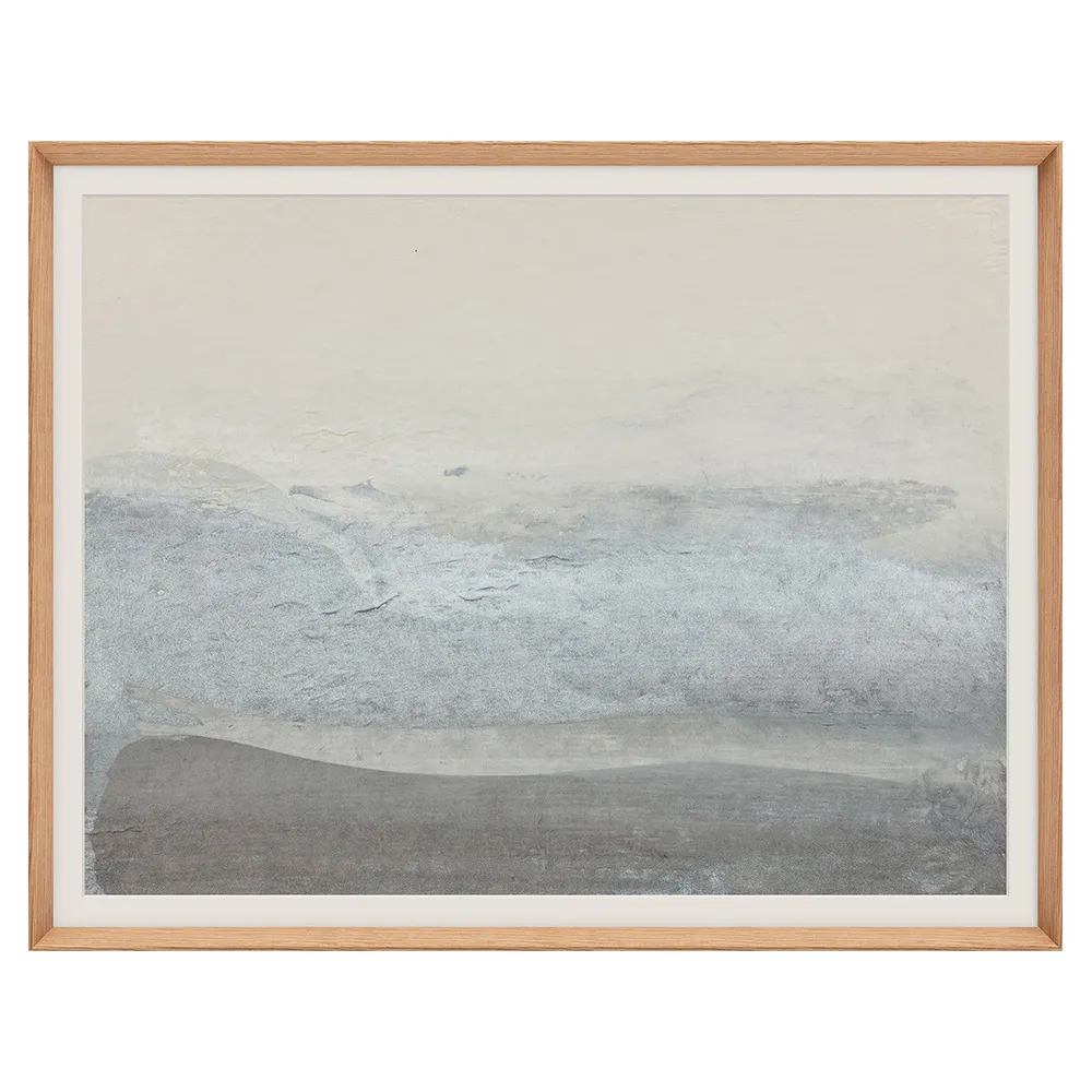 Marco Abstract Landscape I Framed Painting - Brown, Wood image